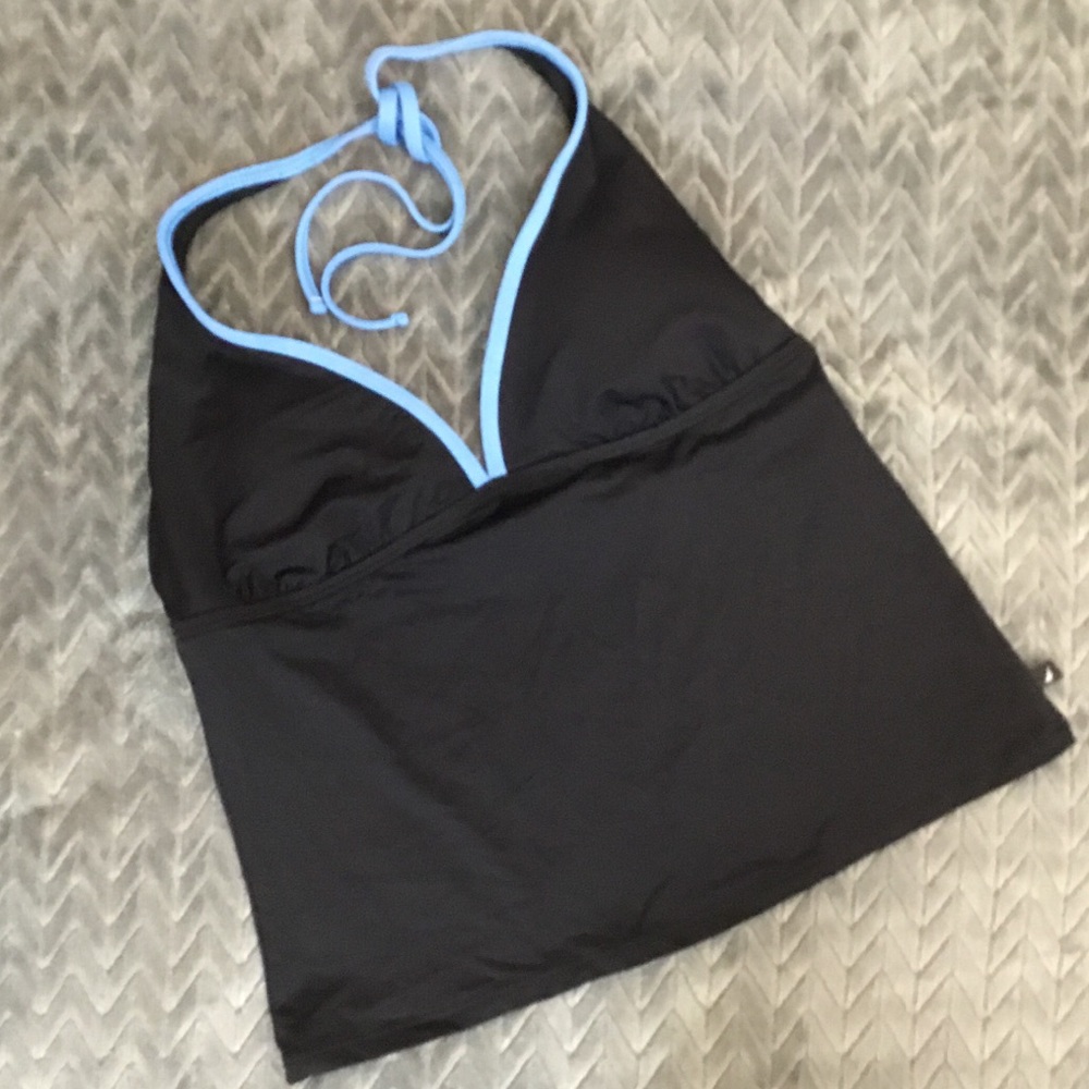 Nautica Black &Blue Swim Tankini 10